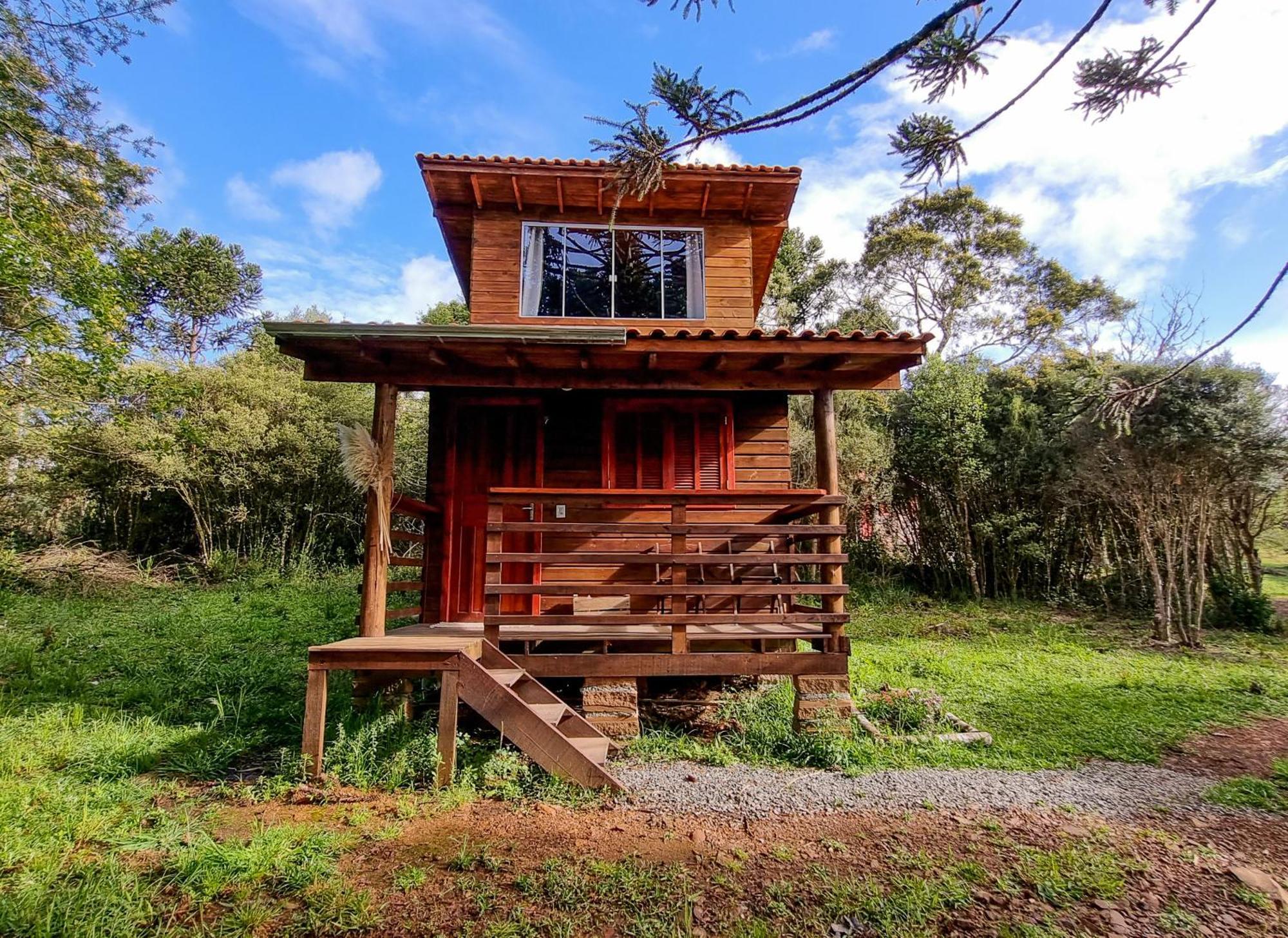 Cabana na Floresta Rincão do Fortaleza Cambará Exterior foto