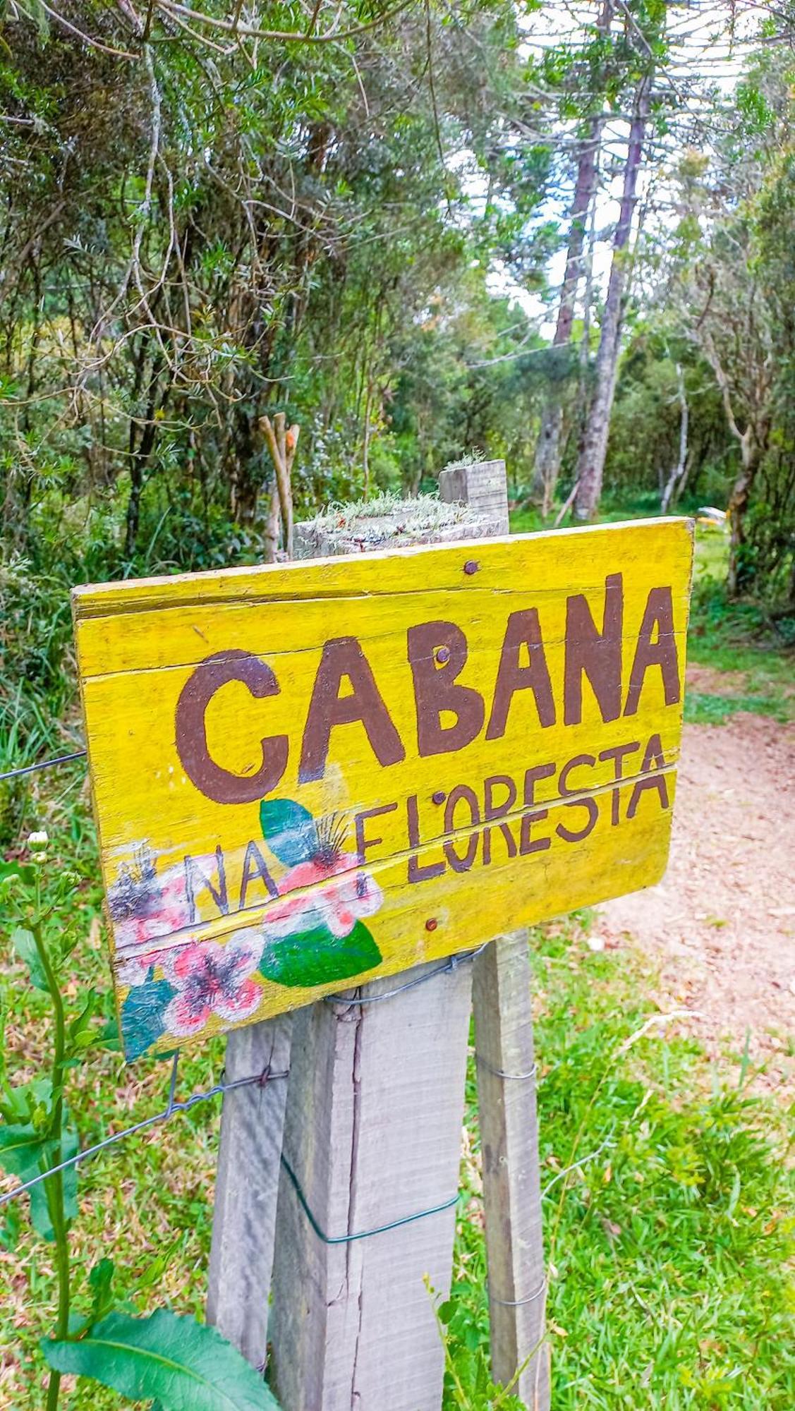 Cabana na Floresta Rincão do Fortaleza Cambará Exterior foto