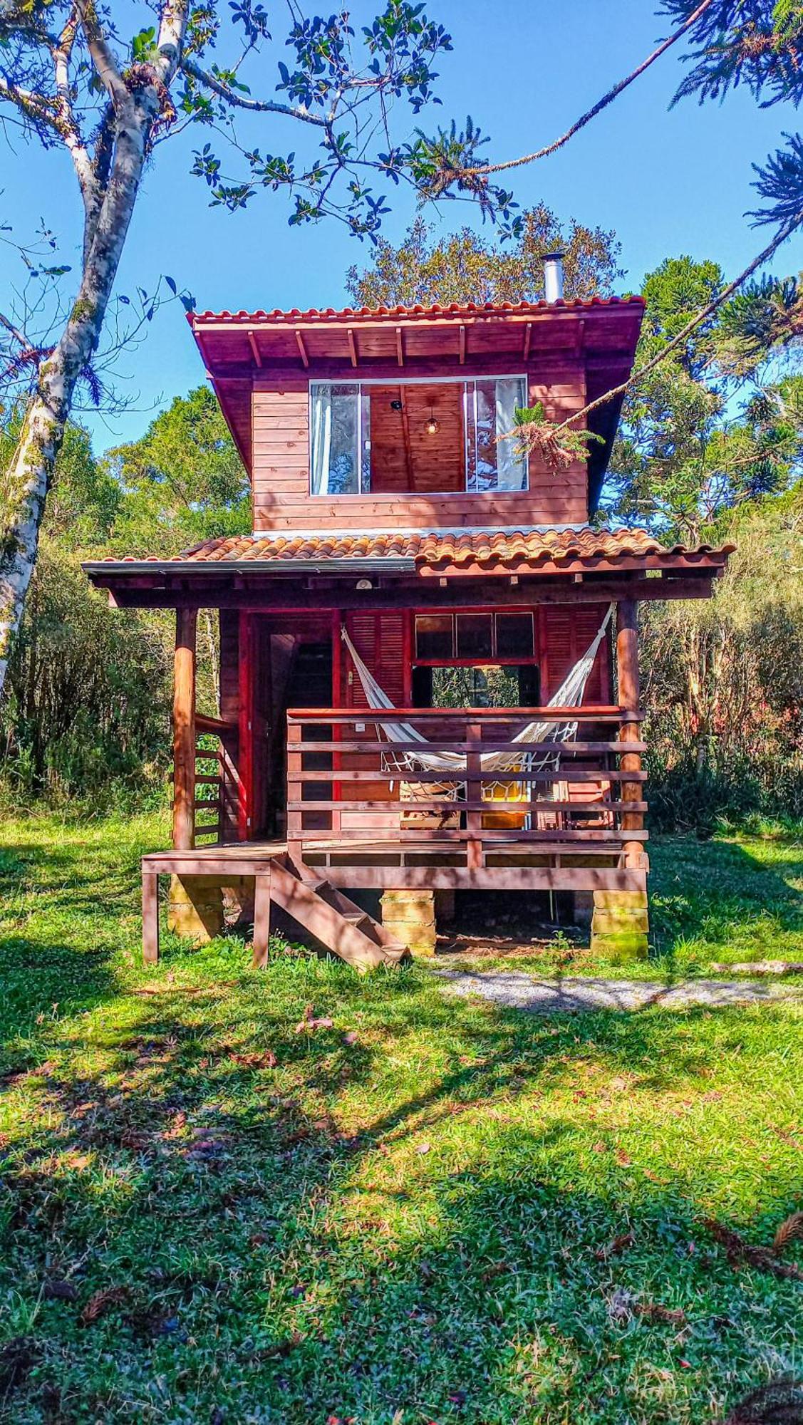 Cabana na Floresta Rincão do Fortaleza Cambará Exterior foto